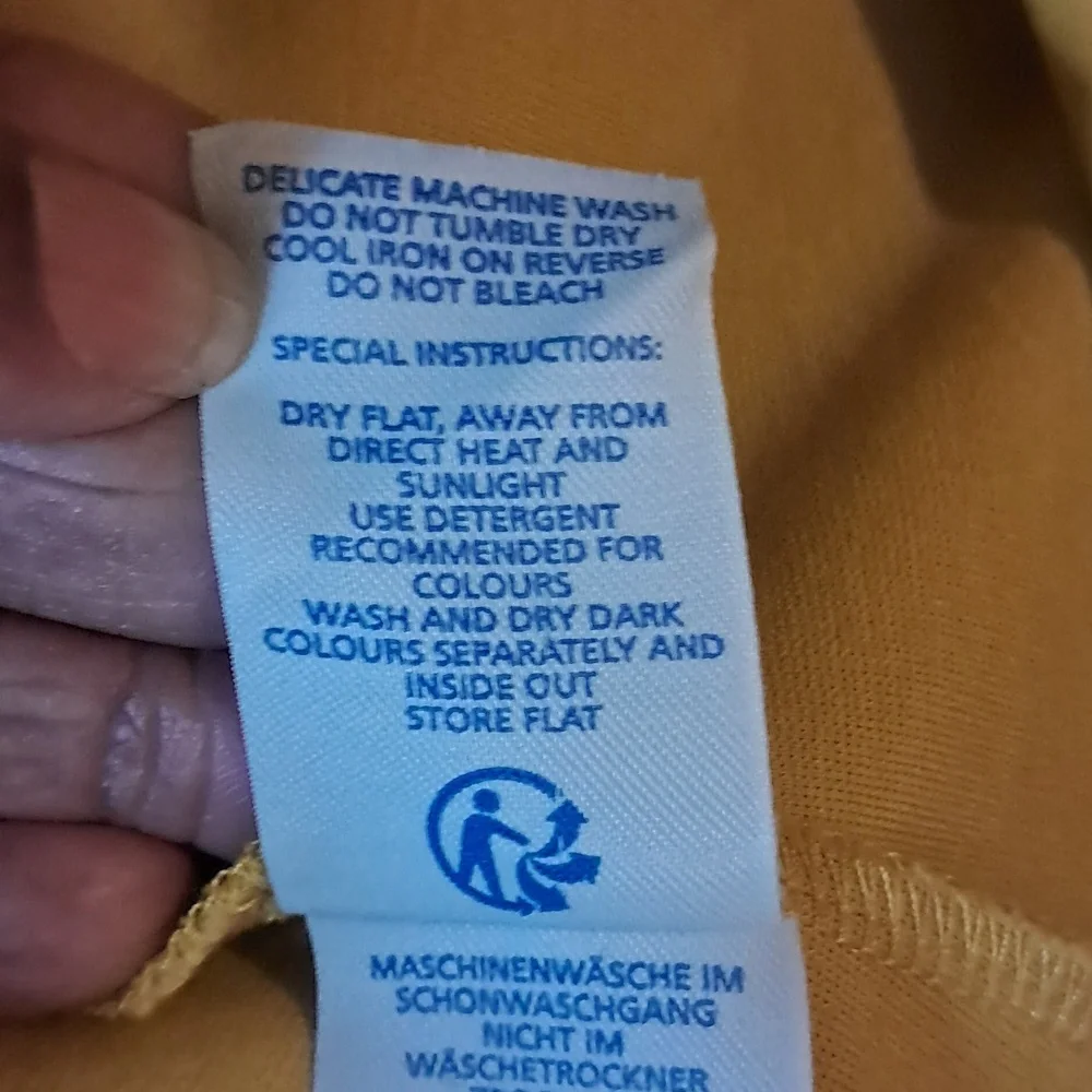 Boden Carolyn Ponte V Neck Dress Saffron Yellow Size 6 A Line Spring - Picture 10 of 10
